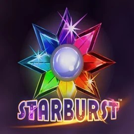 Starburst slot logo by NetEnt at Spinit Casino